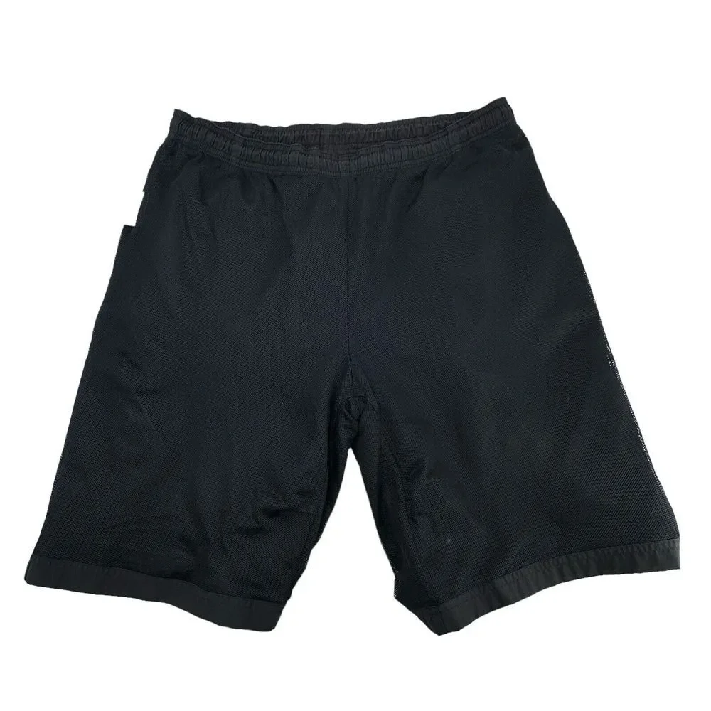 Vintage Y2K Nike Swim Shorts Men's‎ Size Large Black Trunks Fully Lined Pockets